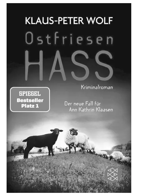 Omslag van de roman Ostfriesenhass van Klaus-Peter Wolf.