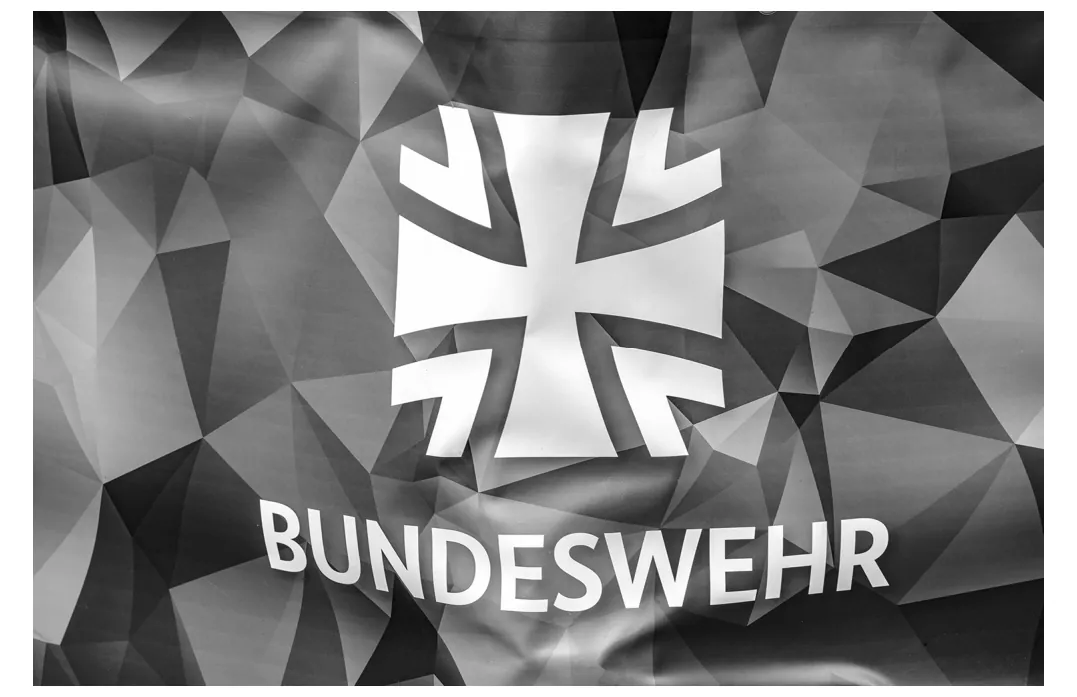 Logo van de Bundeswehr.