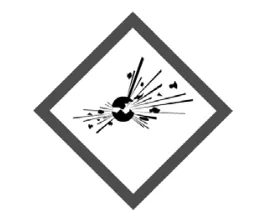 Veiligheidspictogram A uit de opgave.