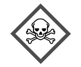 Veiligheidspictogram C uit de opgave.