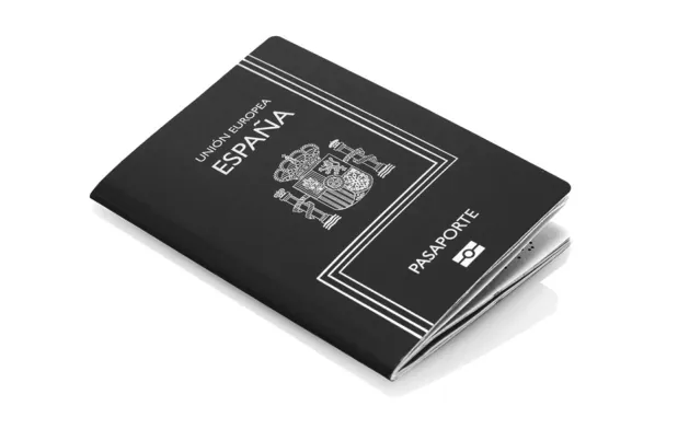 Een Spaans paspoort.